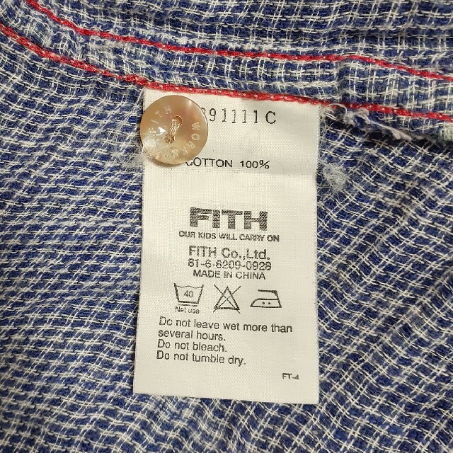 FITH - FITH フィス☆長袖チェックシャツ140の通販 by ミドリ's shop｜フィスならラクマ
