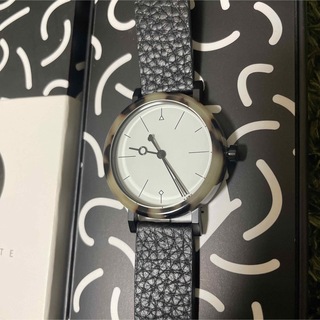 AARK collective 腕時計　鼈甲　白✖️黒　レザー(腕時計(デジタル))