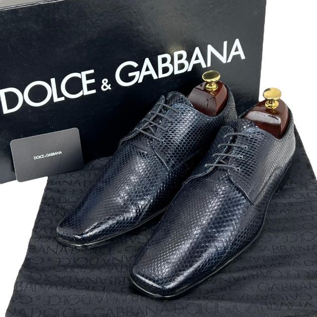 ☆希少☆Dolce＆Gabbana 7/26cm パイソン ドレスシューズ 【日本未発売