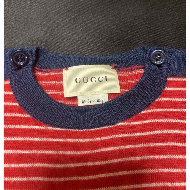 Gucci(グッチ)の正規品【GUCCI】パッチwoolセーター 4y 100cm キッズ/ベビー/マタニティのキッズ服女の子用(90cm~)(ニット)の商品写真