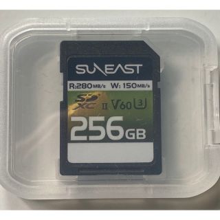 SUNEAST SDXCカード 256GB V60 動作品(PC周辺機器)