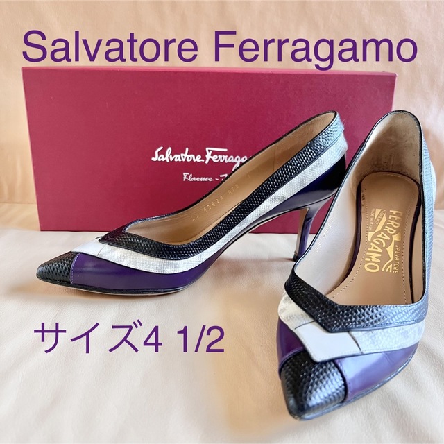 Salvatore Ferragamo(サルヴァトーレフェラガモ)のSalvatore Ferragamo フェラガモ❤︎スネークパンプス レディースの靴/シューズ(ハイヒール/パンプス)の商品写真