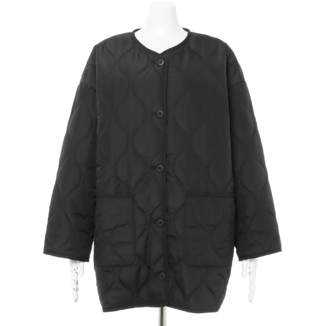 INGNI(イング)のノーカラーキルティングコート レディースのジャケット/アウター(ブルゾン)の商品写真