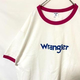 ラングラー(Wrangler)の新品未使用　在原みゆ紀　ラングラー　リンガーTシャツ　半袖 プリント　トレンド(Tシャツ/カットソー(半袖/袖なし))