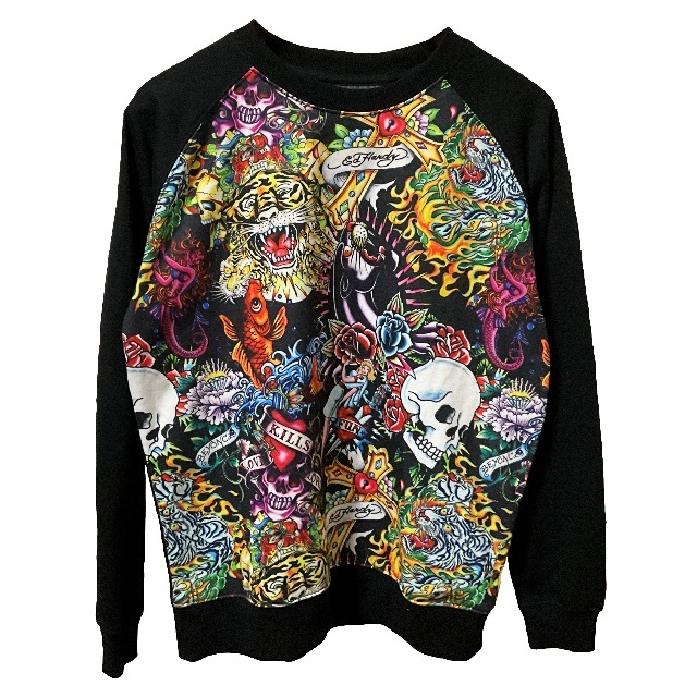 Ed Hardy - Tattoo Patterned Sweat