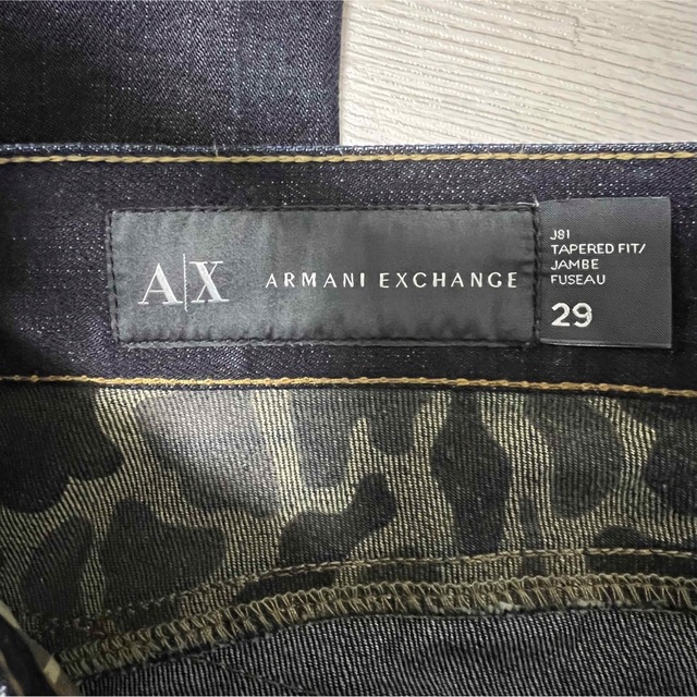 ARMANI EXCHANGE 裏迷彩セルビッチデニム！