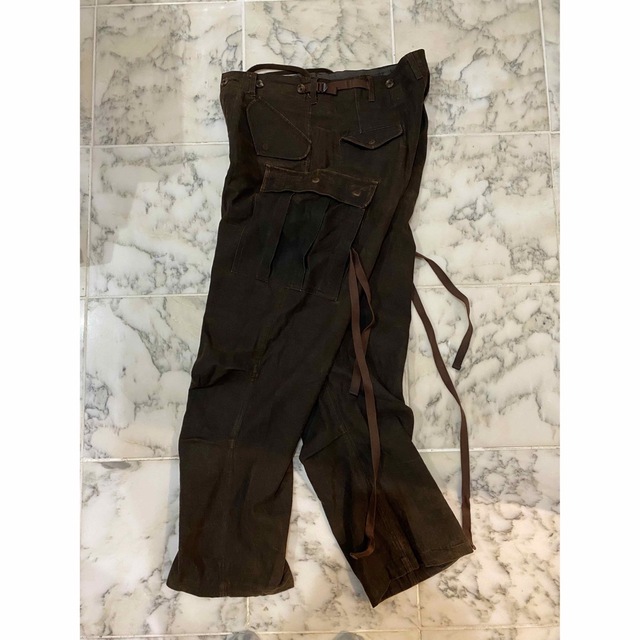 beaugan mud dyed cargo trousers M-65