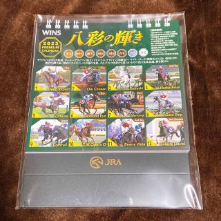 JRA WINS プレミアム卓上カレンダー2023 八彩の輝き(ノベルティグッズ)