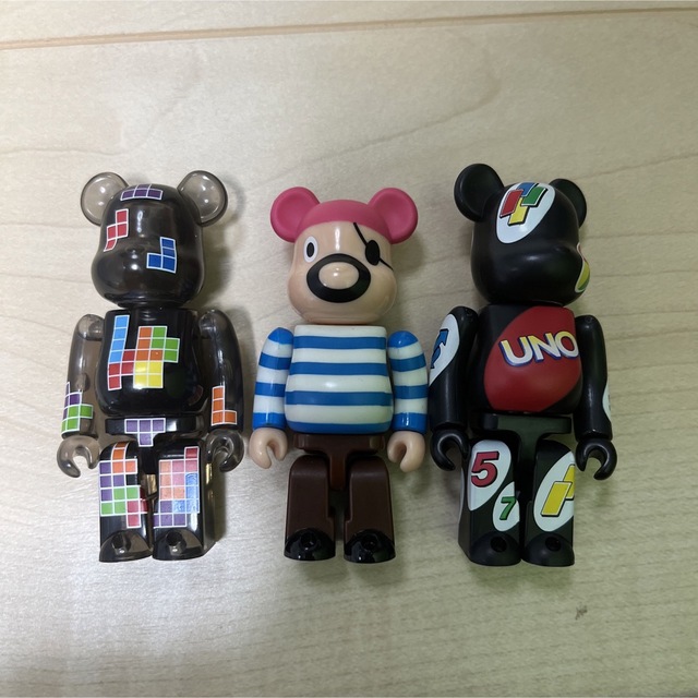 BE@RBRICK(ベアブリック)のベアブリック　UNO テトリス　黒ひげ危機一髪　100% エンタメ/ホビーのテーブルゲーム/ホビー(その他)の商品写真