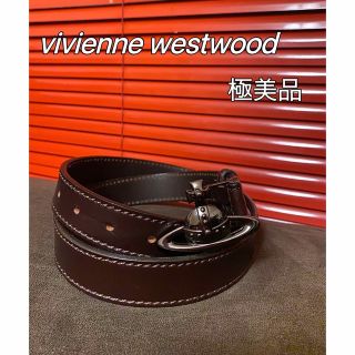 ヴィヴィアンウエストウッド(Vivienne Westwood)の★極美品★ ヴィヴィアンウエストウッド オーブバックル レザーベルト メンズ (ベルト)