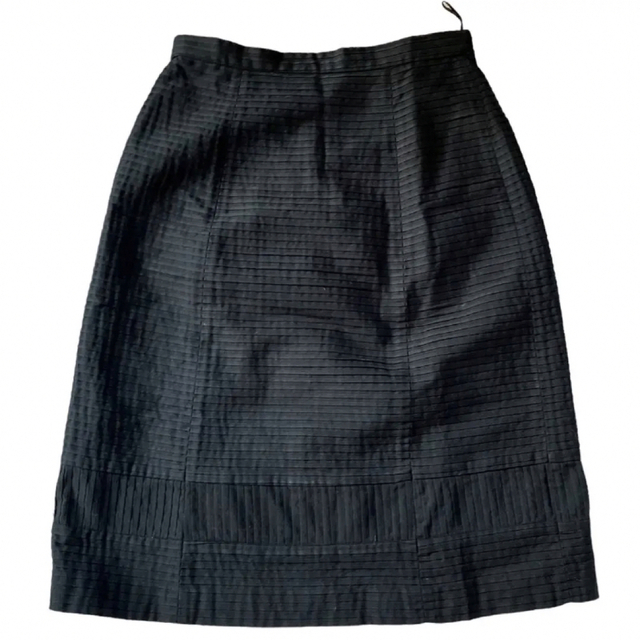 ASPESI(アスペジ)のアスペジ ASPESIネイビー紺色膝丈スカート♡42 レディースのスカート(ひざ丈スカート)の商品写真