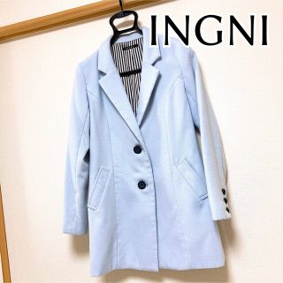 イング(INGNI)のINGNI イング  チェスターコート アイスブルー パステルブルー(チェスターコート)