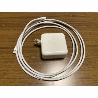 アップル(Apple)のMac book air 純正30W 充電器　コード(バッテリー/充電器)