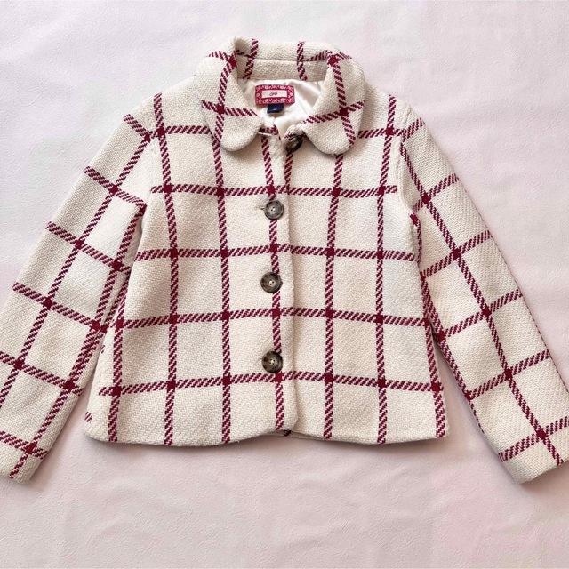 GAP(ギャップ)のショートコート 150cm GAP  チェック柄 キッズ/ベビー/マタニティのキッズ服女の子用(90cm~)(コート)の商品写真