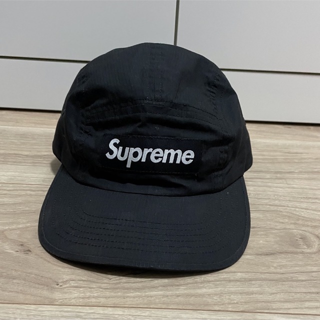 ★試着のみ　確実正規品　シュプリーム  supreme キャップ　ブラック