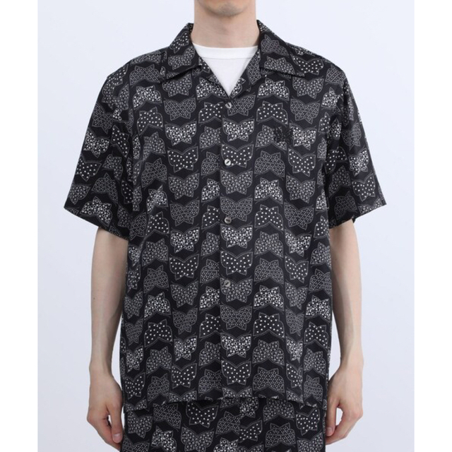 NEEDLES STUDIOUS別注総柄シャツ セットアップ 専門ショップ 12046円