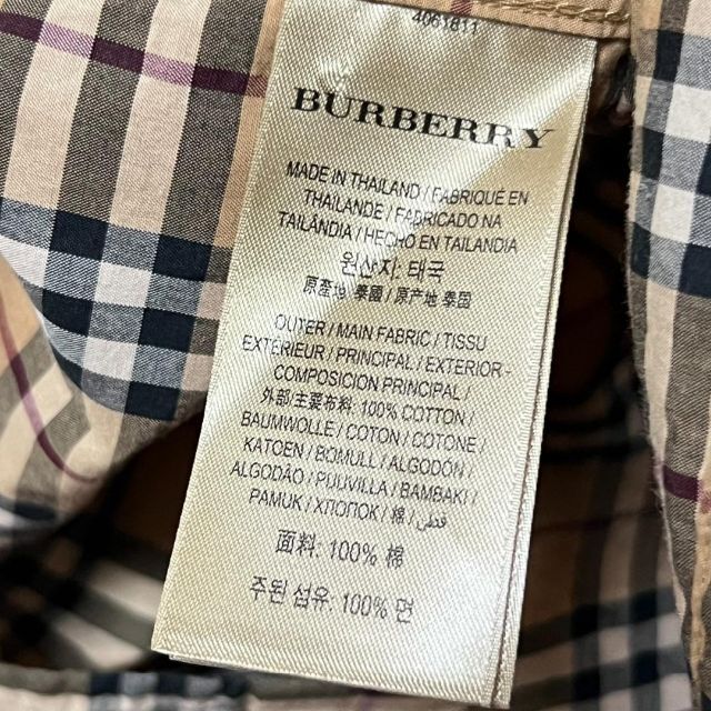 美品☆現行タグ☆BURBERRY ノバチェック Mサイズ メンズ レディース