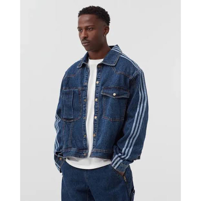 adidas(アディダス)のAdidas x ivy park denim jacket メンズのジャケット/アウター(Gジャン/デニムジャケット)の商品写真