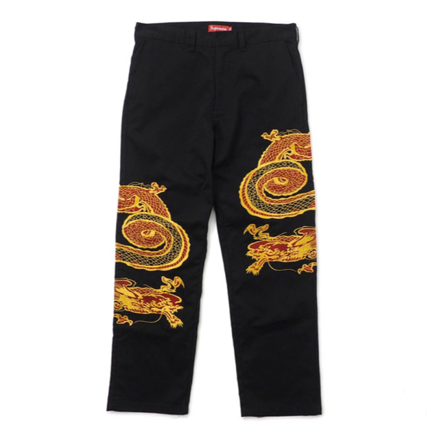 Supreme Dragon Work Pant "Black"