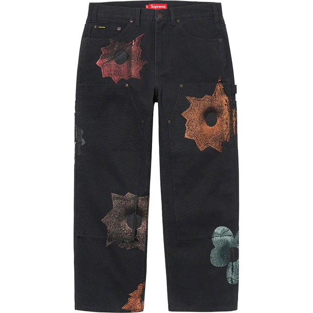 Nate Lowman/Supreme Double Knee Pantペインターパンツ