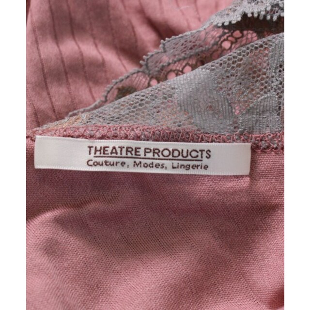 THEATRE PRODUCTS(シアタープロダクツ)のTHEATRE PRODUCTS Tシャツ・カットソー -(M位) ピンク 【古着】【中古】 レディースのトップス(カットソー(半袖/袖なし))の商品写真