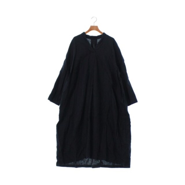 nest robe ネストローブ シャツワンピース F 紺