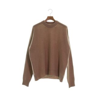 ジルサンダー(Jil Sander)のJIL SANDER ジルサンダー ニット・セーター 46(M位) 茶 【古着】【中古】(ニット/セーター)