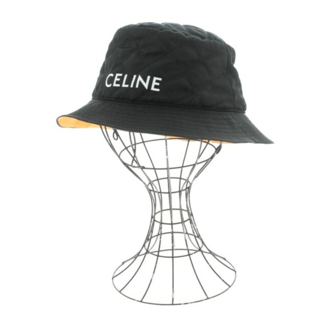 楽ギフ_包装】 celine - 【古着】【中古】 黒 59 ハット セリーヌ