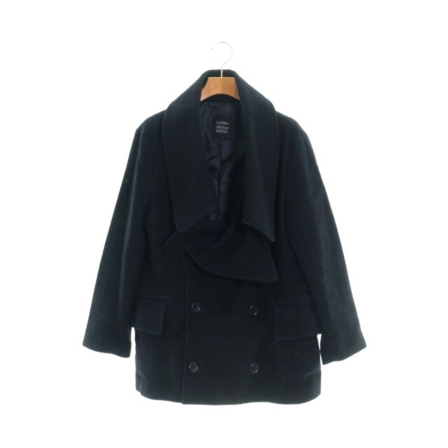 お気に入り LIMI feu リミフー ピーコート S 黒 【古着】【中古