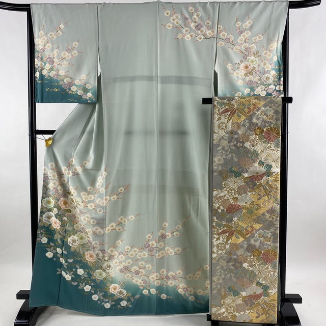 訪問着 美品 秀品 身丈166cm 裄丈66cm 正絹 【中古】 レディースの水着/浴衣(着物)の商品写真