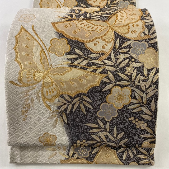袋帯 美品 名品 六通 正絹 【中古】 lama.waykanankab.go.id