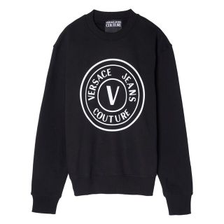 ヴェルサーチ(VERSACE)のVERSACE JEANS COUTURE スウェット ブラック Lサイズ(スウェット)