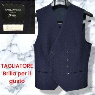 超美品 TAGLIATORE Brilla per il gusto ジレ-