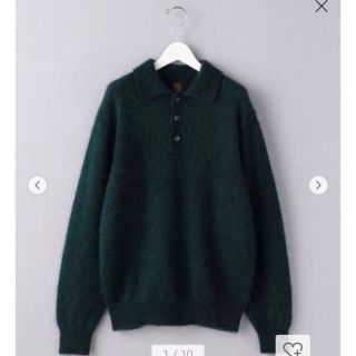 バトナー(BATONER)のBATONER バトナー MEN PURE MOHAIR POLO(ニット/セーター)