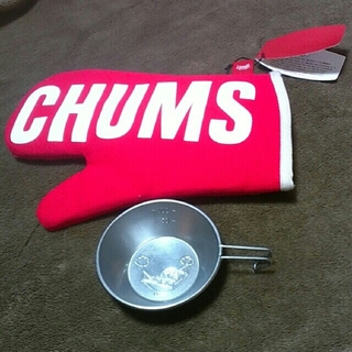 チャムス(CHUMS)のチャムス クッキングミトン & ドラえもん シェラカップ(調理器具)