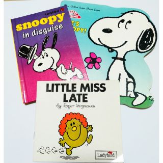 スヌーピー(SNOOPY)の【スヌーピー　リトル・ミス・レイト】英語絵本3冊セット　ENGLISH(絵本/児童書)