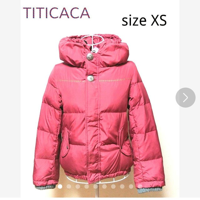 titicaca(チチカカ)の✨新品✨TITICAC★レディース★ダウン★ジャケット★XSサイズ レディースのジャケット/アウター(ダウンジャケット)の商品写真