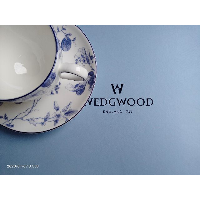 インテリア/住まい/日用品値下げ　WEDGWOOD　ブループラム　ティーカップ6セット