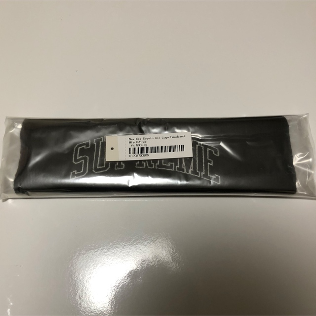 18FW【黒】New Era Sequin Arc Logo Headband プチプラ
