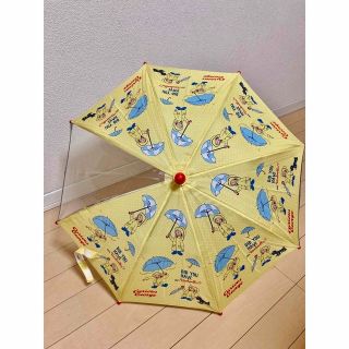 窓付き 子ども用 長傘 35cm  おさるのジョージ(傘)