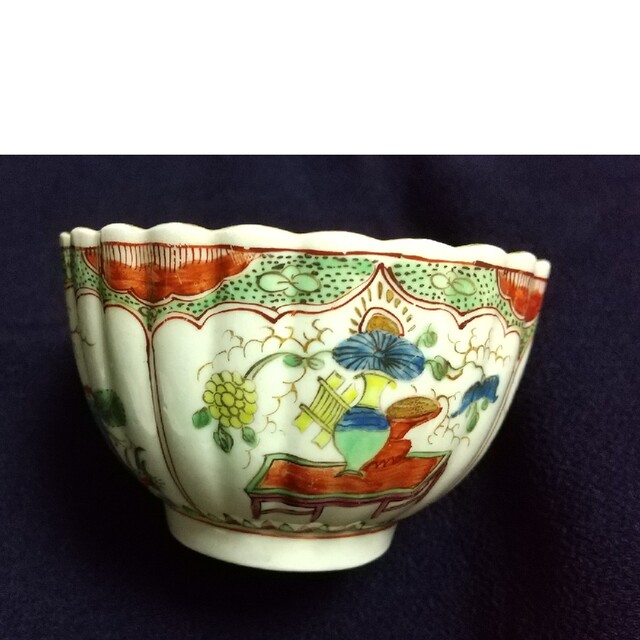 Royal Worcester(ロイヤルウースター)のWORCESTER TRIO (1795年頃) エンタメ/ホビーの美術品/アンティーク(陶芸)の商品写真