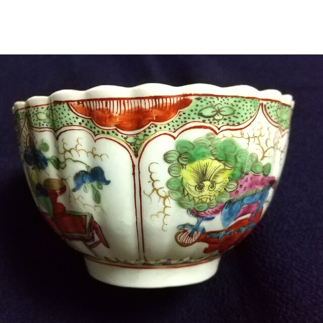 Royal Worcester(ロイヤルウースター)のWORCESTER TRIO (1795年頃) エンタメ/ホビーの美術品/アンティーク(陶芸)の商品写真