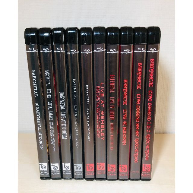 BABYMETAL ライブ Blu-ray 全10枚セット (通常版)