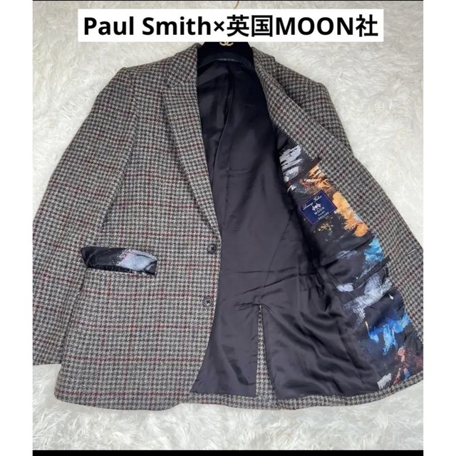 【希少】Paul Smith×英国MOON社 ガンクラブチェック ジャケット L