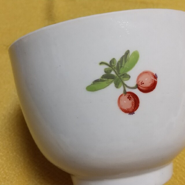 Royal Worcester(ロイヤルウースター)の初期Worcester シュガーボウル(1770年頃) エンタメ/ホビーの美術品/アンティーク(陶芸)の商品写真