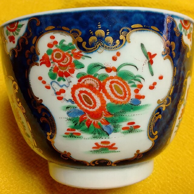 Royal Worcester(ロイヤルウースター)の初期Worcester シュガーボウル(1775年頃) エンタメ/ホビーの美術品/アンティーク(陶芸)の商品写真