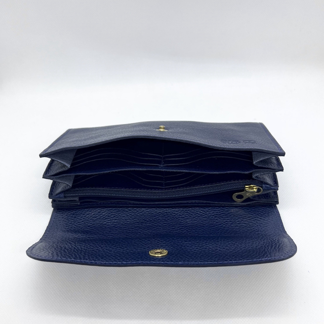 IL BISONTE - 【新品未使用】イルビゾンテ 長財布 ☆ネイビー(ダーク