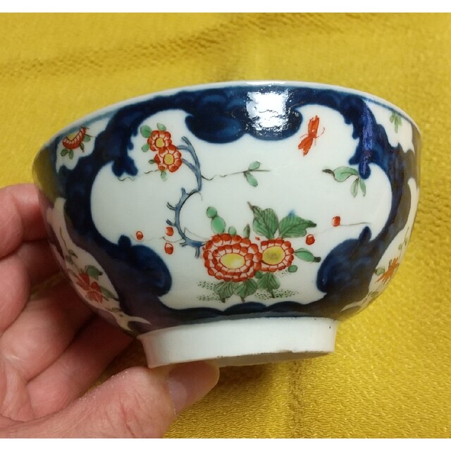 Royal Worcester(ロイヤルウースター)の初期 Worcester シュガーボウル(1775年頃) エンタメ/ホビーの美術品/アンティーク(陶芸)の商品写真