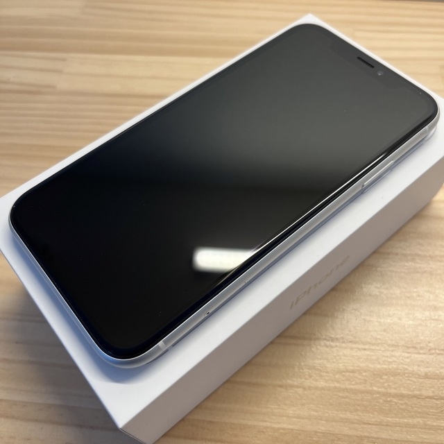 アップル【美品】アップル iphonexr 64GB ホワイト