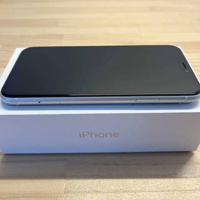 アップル【美品】アップル iphonexr 64GB ホワイト
